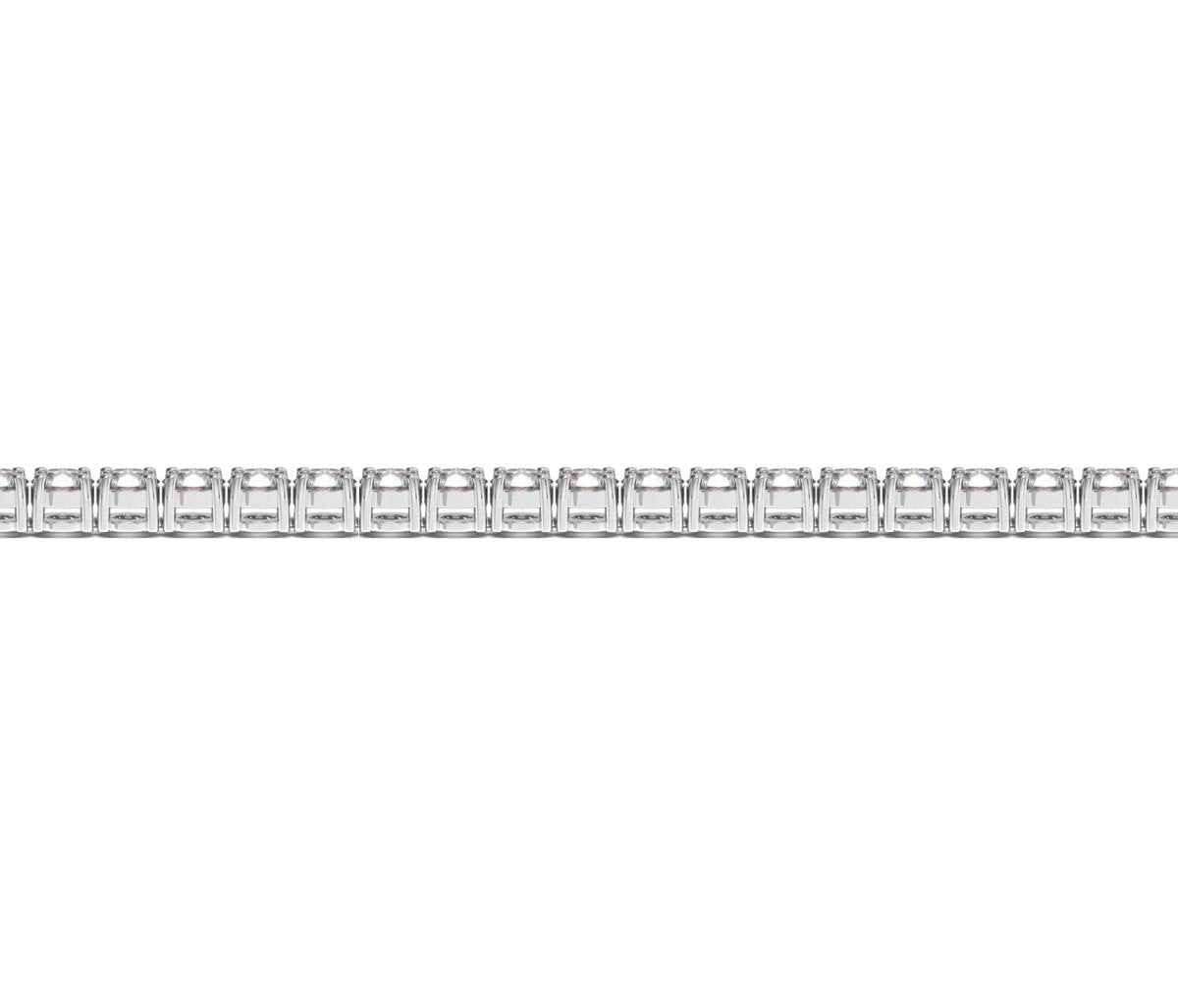 Lab Grown Round Diamond Tennis Bracelet in 14k White Gold (5 cctw F/G VS2/SI1) - Bracelets - Custom Crafting Alliance, LLC