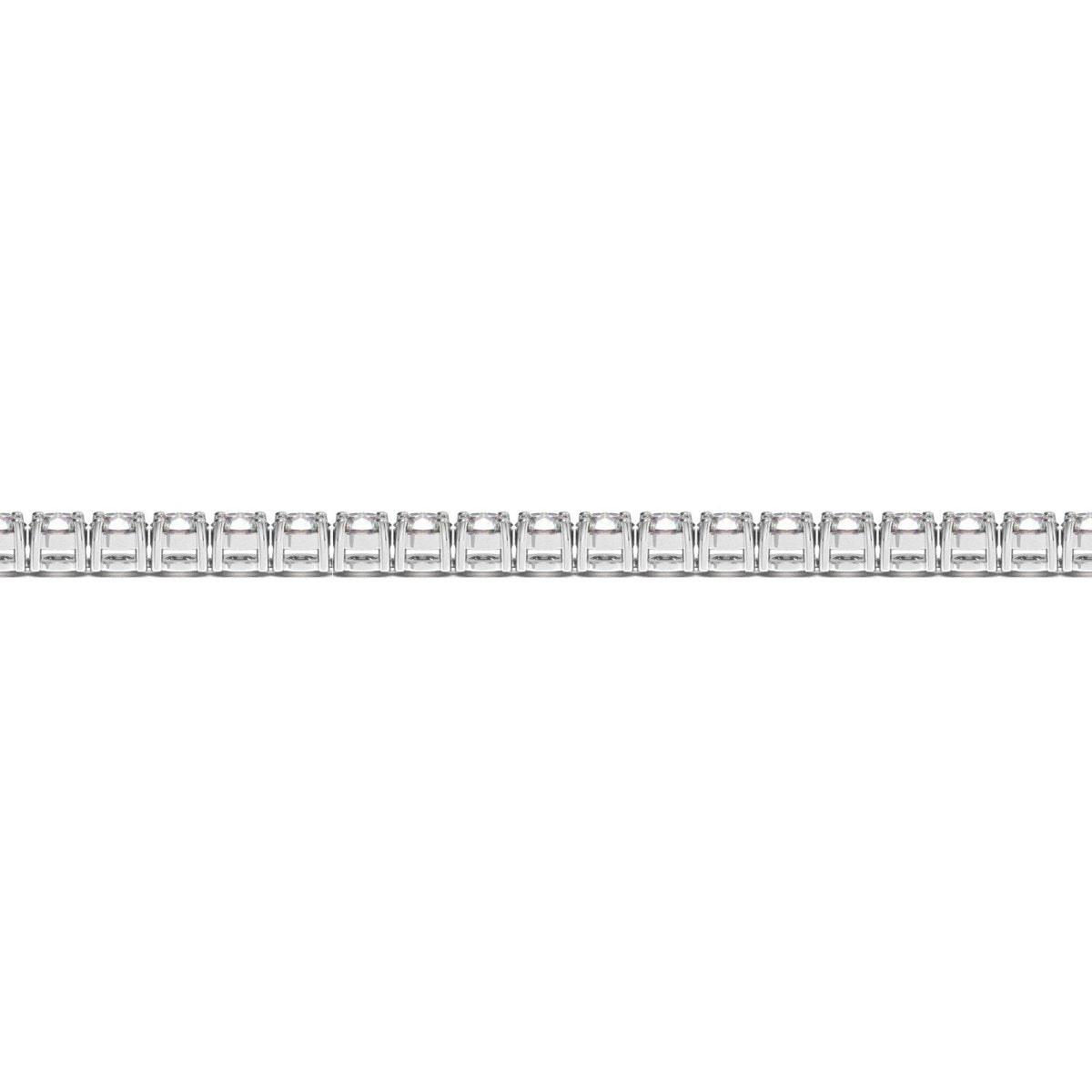 Lab Grown Round Diamond Tennis Bracelet in 14k White Gold (5 cctw F/G VS2/SI1) - Bracelets - Custom Crafting Alliance, LLC