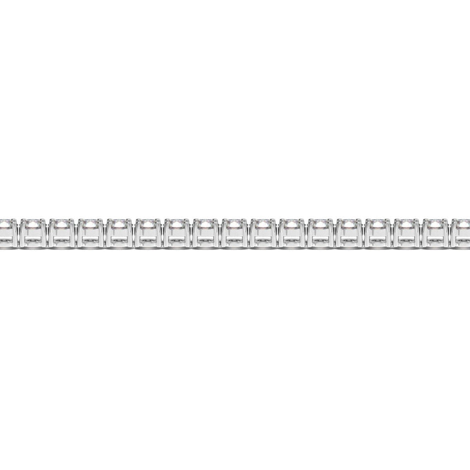 Lab Grown Round Diamond Tennis Bracelet in 14k White Gold (6 cctw F/G VS2/SI1) - Bracelets - Custom Crafting Alliance, LLC