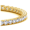Lab Grown Round Diamond Tennis Bracelet in 14k Yellow Gold (10 cctw F/G VS2/SI1) - Bracelets - Custom Crafting Alliance, LLC
