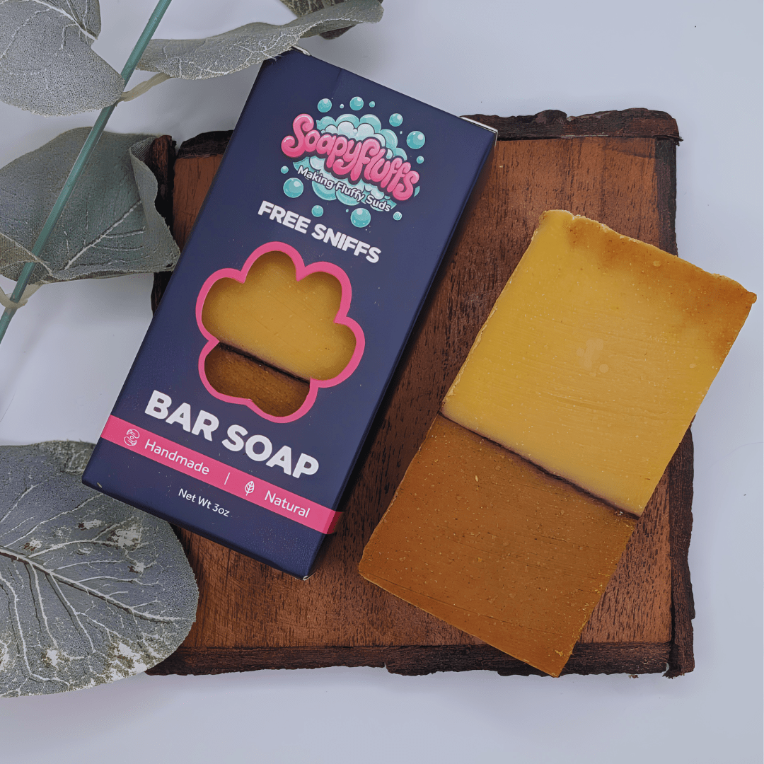 Mirchi's Turmeric Orange Clove Tallow Soap - Local Hamilton Collab & Anti - Inflammatory Bar - Soap - Custom Crafting Alliance, LLC
