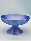 Modern Geometric Pedestal Bowl – 3D - Printed Centerpiece for Home & Events - Custom Crafting Alliance, LLC