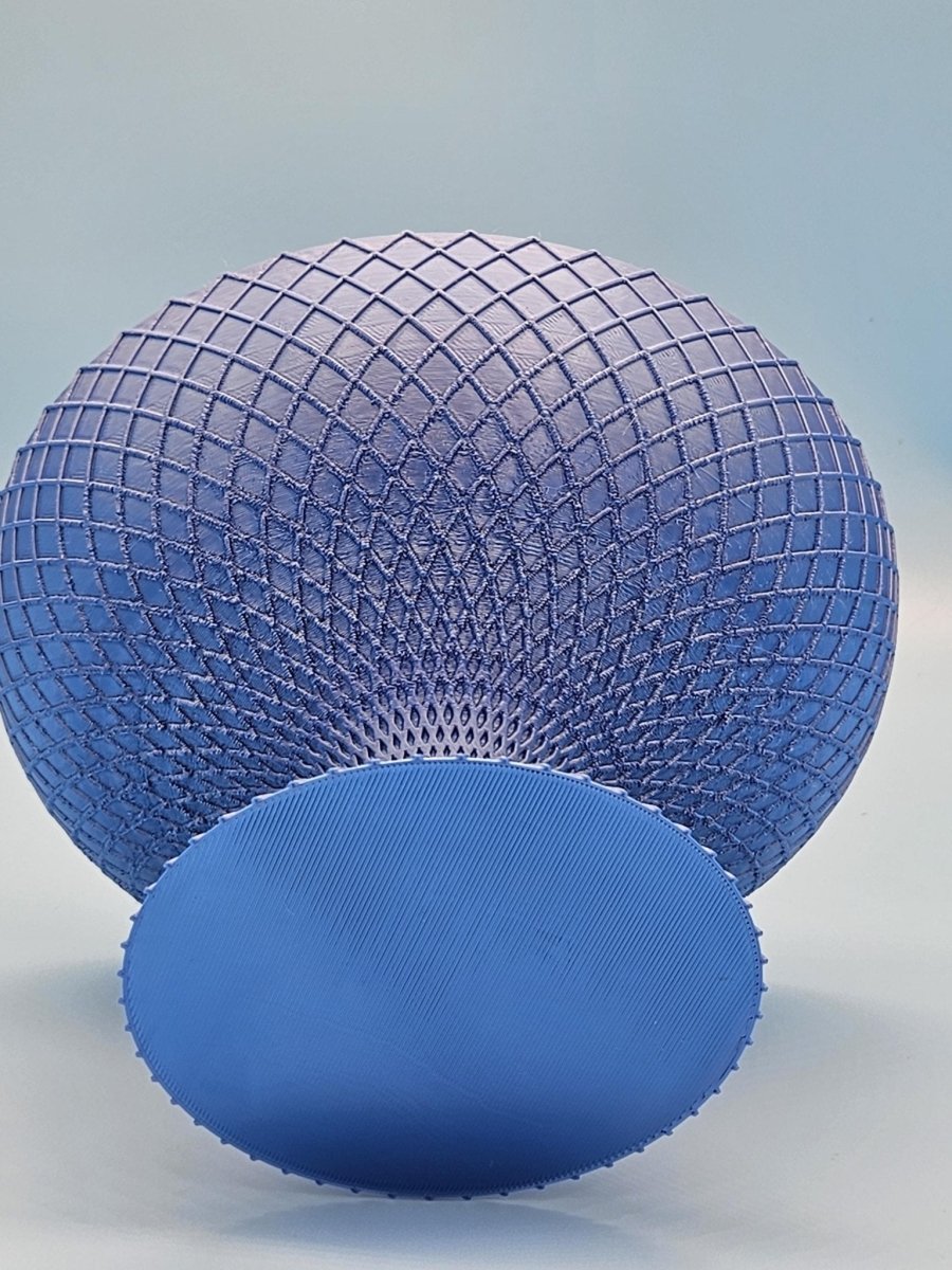 Modern Geometric Pedestal Bowl – 3D - Printed Centerpiece for Home & Events - Custom Crafting Alliance, LLC