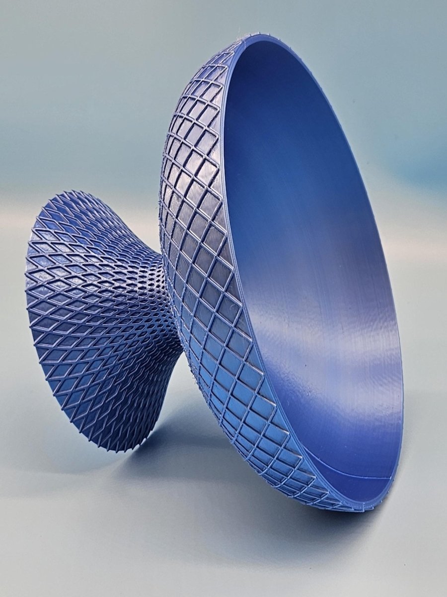 Modern Geometric Pedestal Bowl – 3D - Printed Centerpiece for Home & Events - Custom Crafting Alliance, LLC