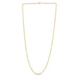 Moon Cut Bead Chain in 14k Yellow Gold (2.00 mm) - Necklaces - Custom Crafting Alliance, LLC