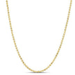 Moon Cut Bead Chain in 14k Yellow Gold (2.00 mm) - Necklaces - Custom Crafting Alliance, LLC