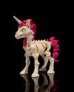 Mystic Bones Unicorn – 3D - Printed Articulated Skeleton Model for Fantasy Lovers - Figurines - Custom Crafting Alliance, LLC