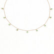 0.90 Carat Genuine Zambian Emerald 10K Yellow Gold Necklace