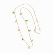 0.90 Carat Genuine Zambian Emerald 10K Yellow Gold Necklace