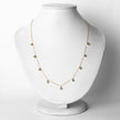 0.90 Carat Genuine Zambian Emerald 10K Yellow Gold Necklace