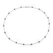 1.98 Carat Genuine Blue Sapphire .925 Sterling Silver Necklace