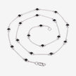 1.98 Carat Genuine Blue Sapphire .925 Sterling Silver Necklace