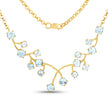 7.36 Carat Genuine Sky Blue Topaz .925 Sterling Silver Necklace