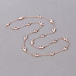 4.86 Carat Genuine Morganite .925 Sterling Silver Necklace