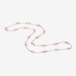 4.86 Carat Genuine Morganite .925 Sterling Silver Necklace
