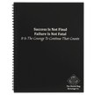 Notebook - Black Engravable Spiral Bound Available in Two Sizes - Notebook - Custom Crafting Alliance, LLC