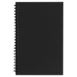 Notebook - Black Engravable Spiral Bound Available in Two Sizes - Notebook - Custom Crafting Alliance, LLC