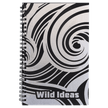 Notebook - Black Engravable Spiral Bound Available in Two Sizes - Notebook - Custom Crafting Alliance, LLC