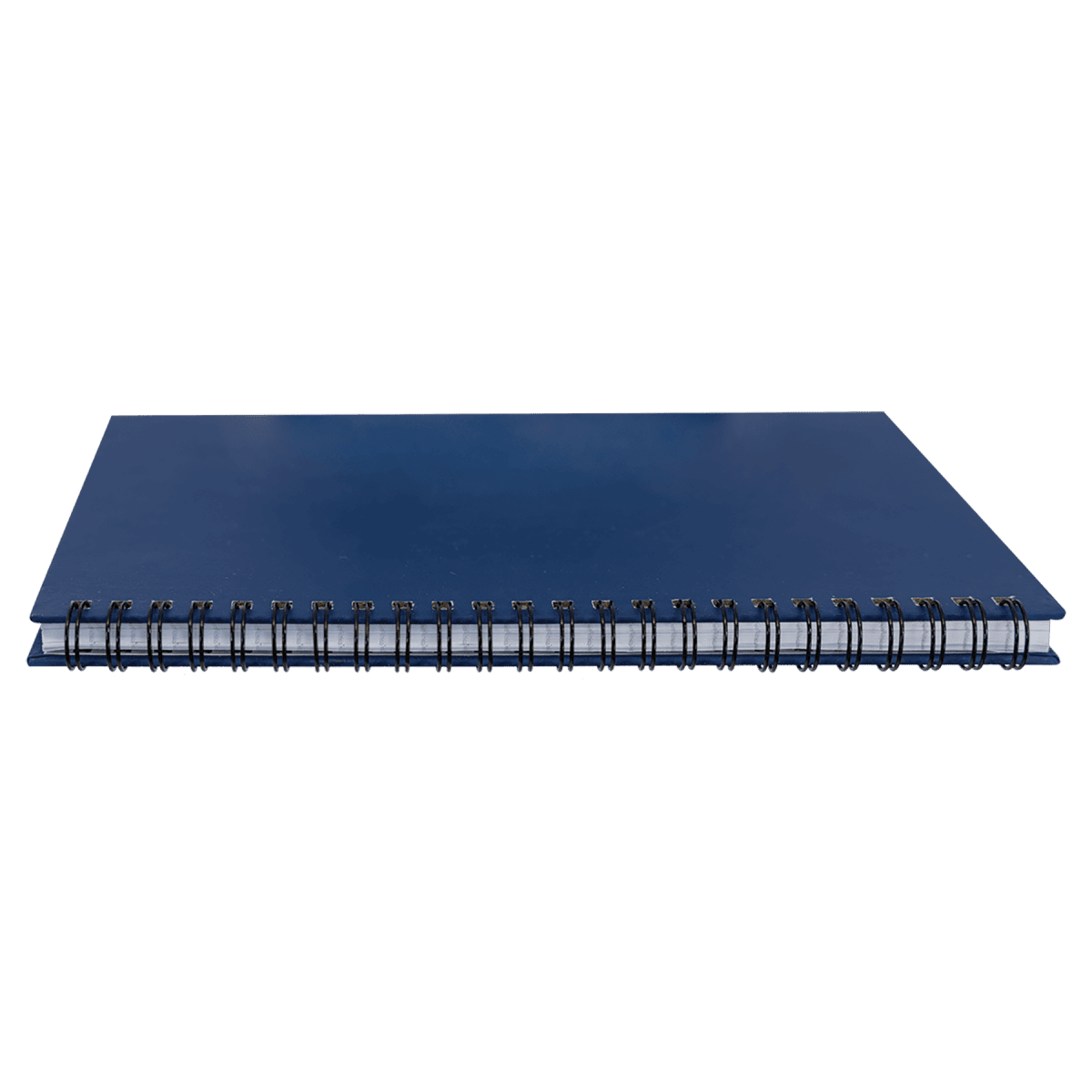Notebook - Blue Engravable Spiral Bound Available in Two Sizes - Notebook - Custom Crafting Alliance, LLC