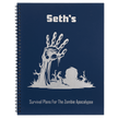 Notebook - Blue Engravable Spiral Bound Available in Two Sizes - Notebook - Custom Crafting Alliance, LLC
