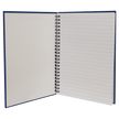 Notebook - Blue Engravable Spiral Bound Available in Two Sizes - Notebook - Custom Crafting Alliance, LLC