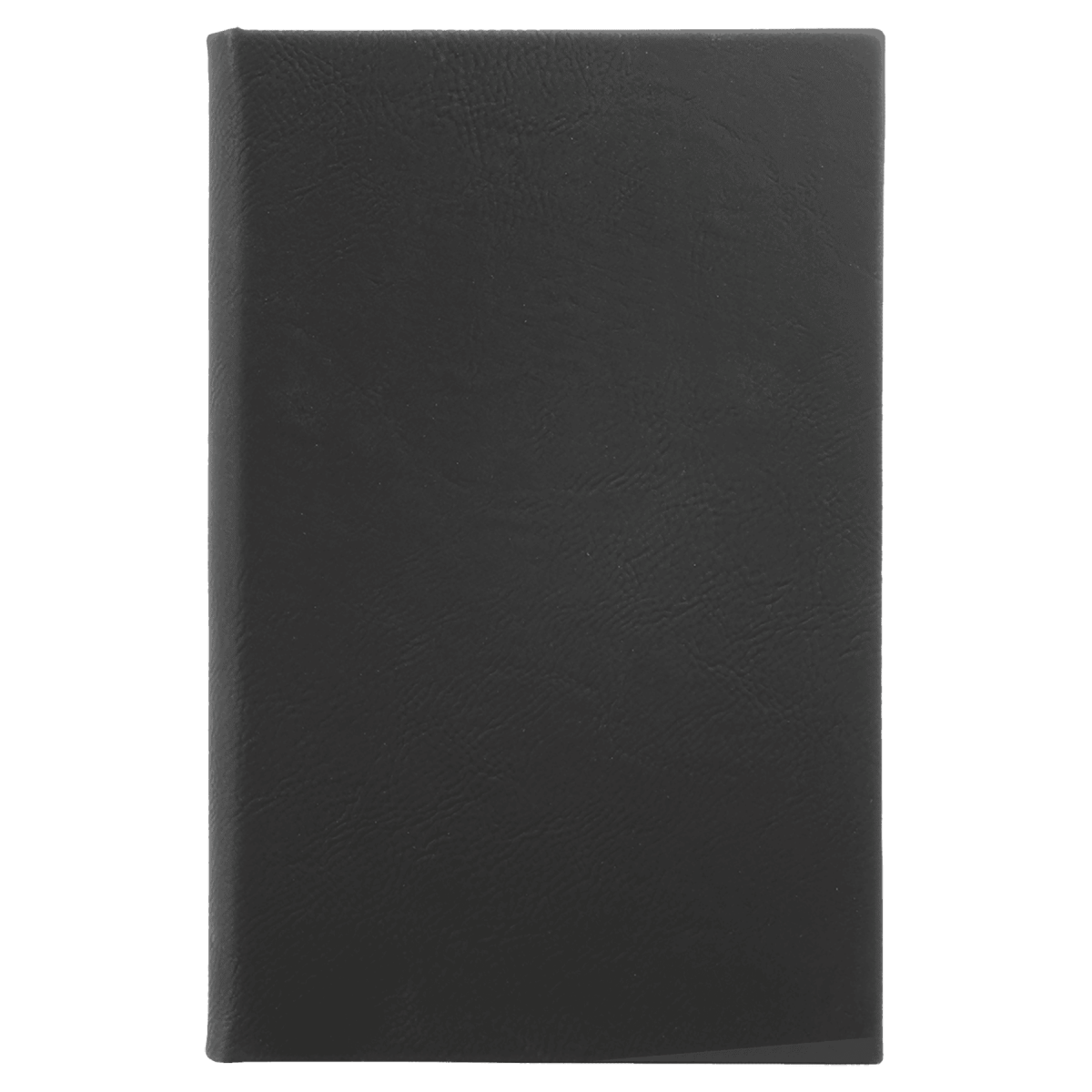 Notebook - Engravable Leatherette Bound With Ribbon Bookmark 5 3/8
