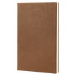 Notebook - Engravable Leatherette Bound With Ribbon Bookmark 5 3/8