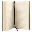 Notebook - Engravable Leatherette Bound With Ribbon Bookmark 5 3/8