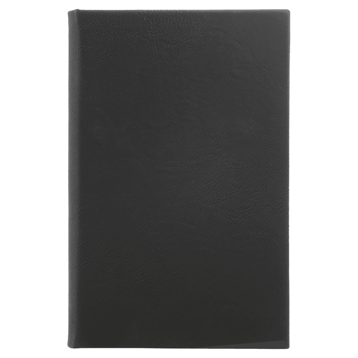 Notebook - Engravable Leatherette Bound With Ribbon Bookmark 5 3/8