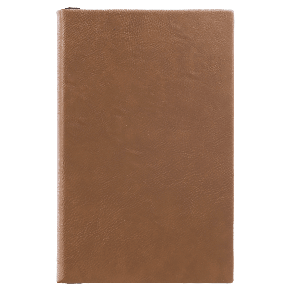 Notebook - Engravable Leatherette Bound With Ribbon Bookmark 5 3/8