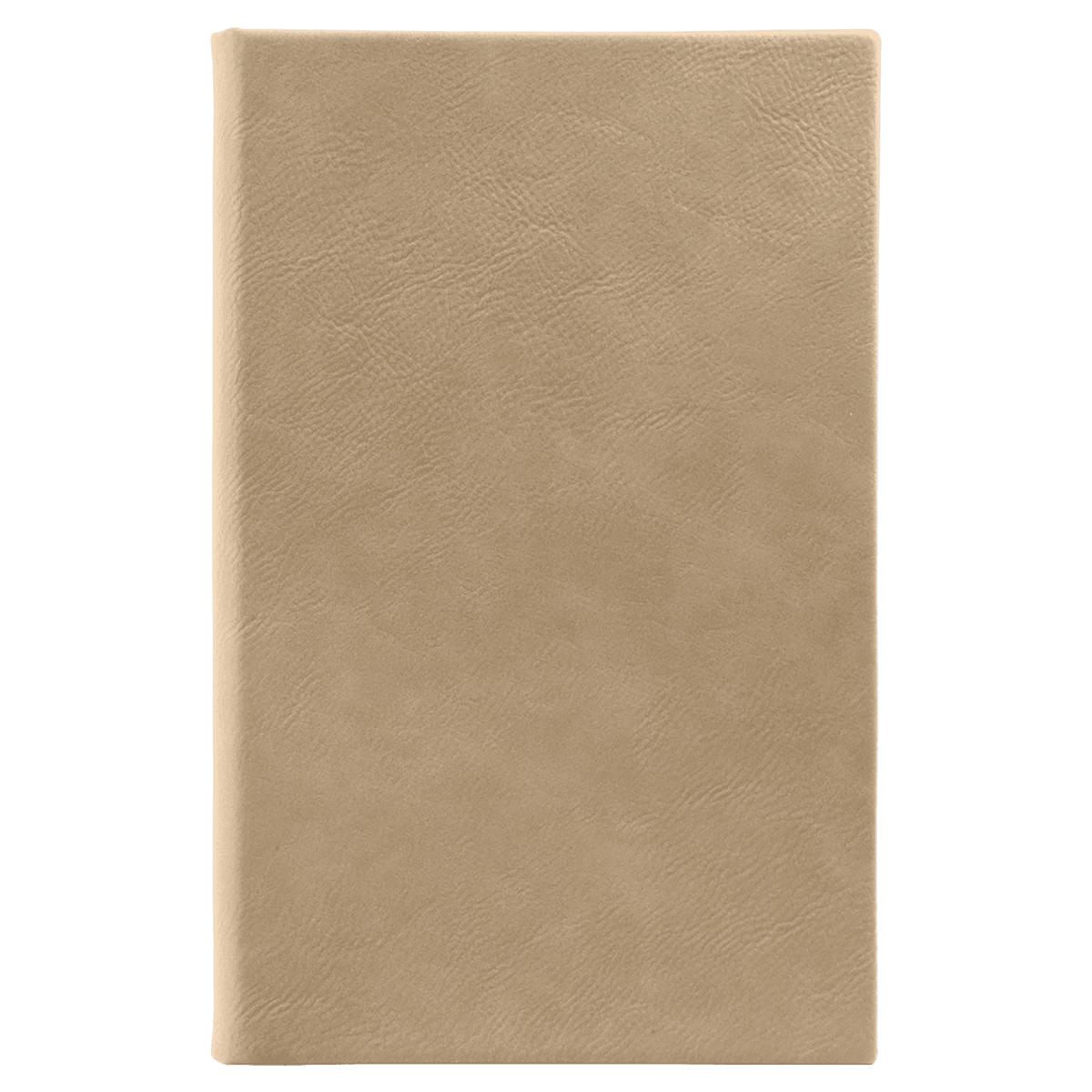 Notebook - Engravable Leatherette Bound With Ribbon Bookmark 5 3/8