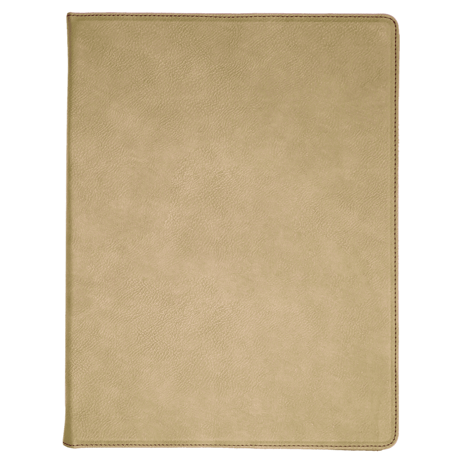 Notebook - Engravable Leatherette Portfolio with Lined Pad 9 1/2