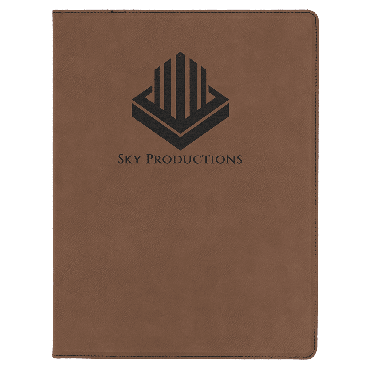 Notebook - Engravable Leatherette Portfolio with Lined Pad 9 1/2 x 12 inches - 2 Colors - Notebook - Custom Crafting Alliance, LLC