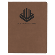 Notebook - Engravable Leatherette Portfolio with Lined Pad 9 1/2 x 12 inches - 2 Colors - Notebook - Custom Crafting Alliance, LLC