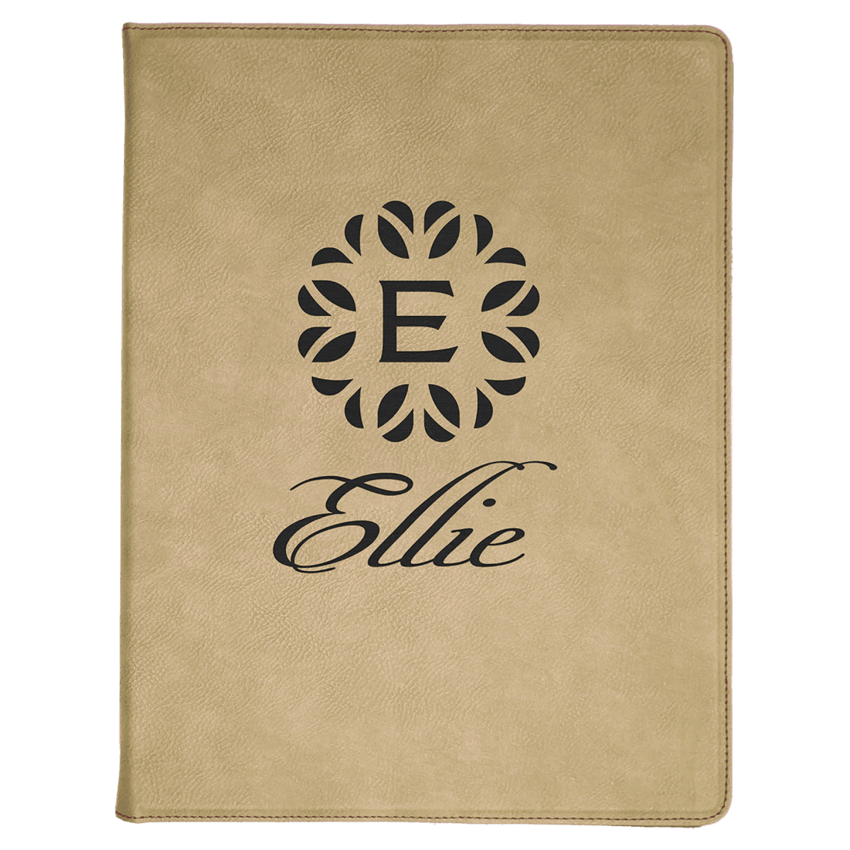 Notebook - Engravable Leatherette Portfolio with Lined Pad 9 1/2 x 12 inches - 2 Colors - Notebook - Custom Crafting Alliance, LLC