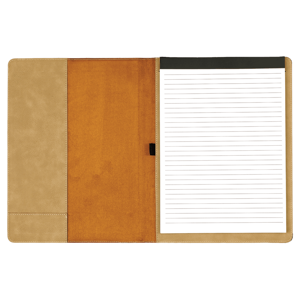 Notebook - Engravable Leatherette Portfolio with Lined Pad 9 1/2 x 12 inches - 2 Colors - Notebook - Custom Crafting Alliance, LLC