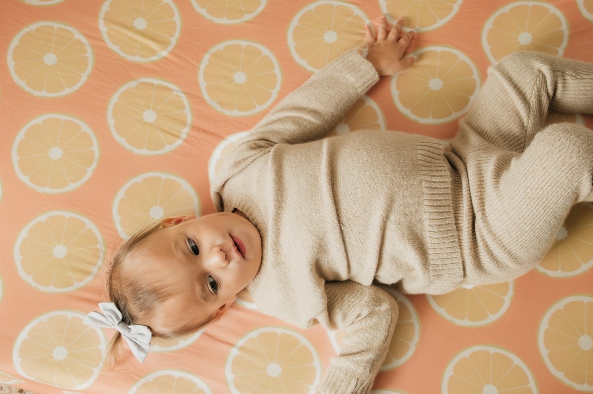 Orange Slices Crib Sheet - Crib Sheet - Custom Crafting Alliance, LLC