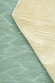 Organic Bamboo Blend Crib Sheet in Beanstalk - Crib Sheet - Custom Crafting Alliance, LLC