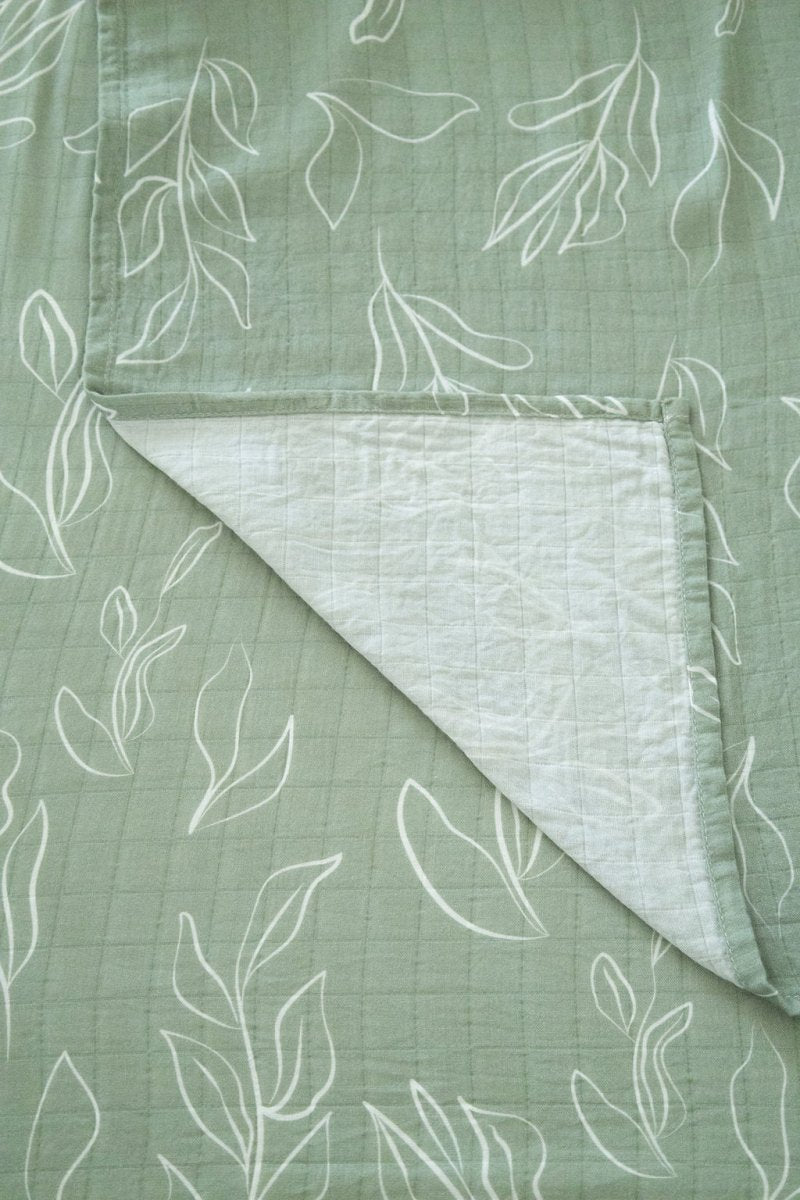 Organic Bamboo Cotton Blend Crib Sheet in Natural Oasis Willow - Crib Sheet - Custom Crafting Alliance, LLC