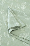 Organic Bamboo Cotton Blend Crib Sheet in Natural Oasis Willow - Crib Sheet - Custom Crafting Alliance, LLC