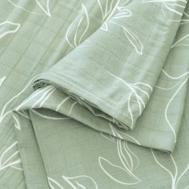 Organic Bamboo Cotton Blend Crib Sheet in Natural Oasis Willow - Crib Sheet - Custom Crafting Alliance, LLC
