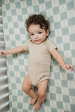 Organic Bamboo Cotton Muslin Crib Sheet in Checkered Bears - Crib Sheet - Custom Crafting Alliance, LLC