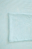Organic Bamboo Cotton Muslin Swaddle Blanket in Crashing Sea Waves - Baby & Toddler Blankets - Custom Crafting Alliance, LLC