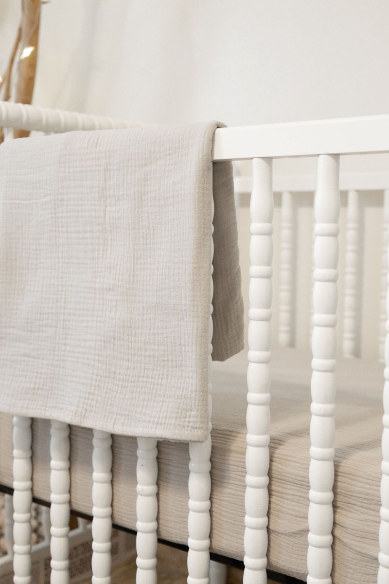 Organic Cotton Gauze Muslin Swaddle Blanket - Baby & Toddler Blankets - Custom Crafting Alliance, LLC