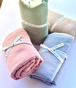 Organic Cotton Gauze Muslin Swaddle Blanket - Baby & Toddler Blankets - Custom Crafting Alliance, LLC