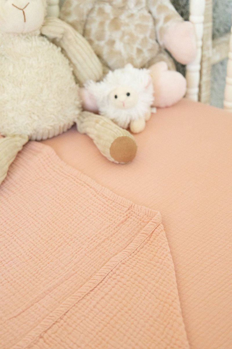 Organic Cotton Gauze Muslin Swaddle Blanket - Baby & Toddler Blankets - Custom Crafting Alliance, LLC
