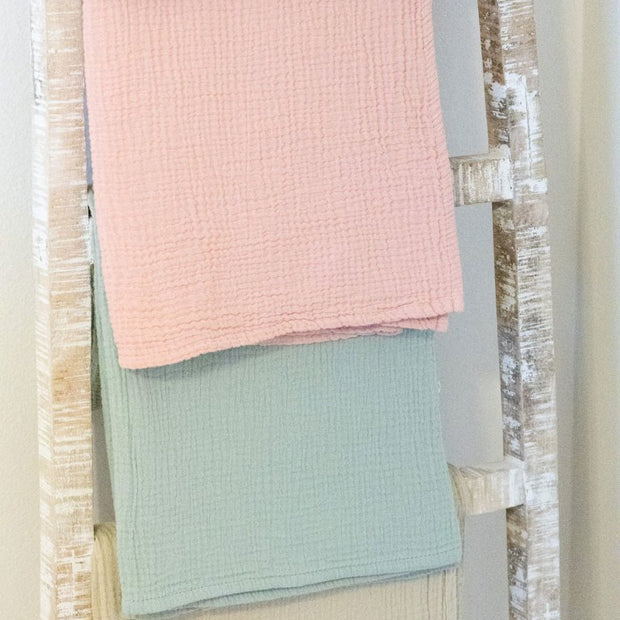 Organic Cotton Gauze Muslin Swaddle Blanket - Baby & Toddler Blankets - Custom Crafting Alliance, LLC