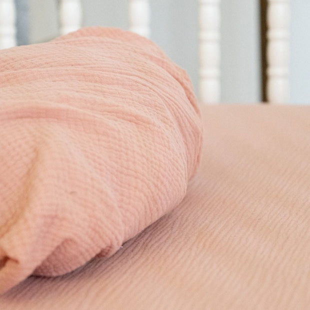 Organic Cotton Gauze Muslin Swaddle Blanket - Baby & Toddler Blankets - Custom Crafting Alliance, LLC