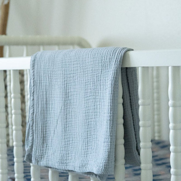 Organic Cotton Gauze Muslin Swaddle Blanket - Baby & Toddler Blankets - Custom Crafting Alliance, LLC