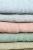 Organic Cotton Gauze Muslin Swaddle Blanket - Baby & Toddler Blankets - Custom Crafting Alliance, LLC